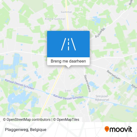 Plaggenweg kaart