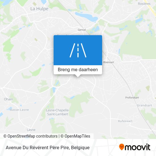 Avenue Du Révérent Père Pire kaart