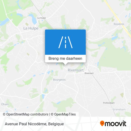Avenue Paul Nicodème kaart