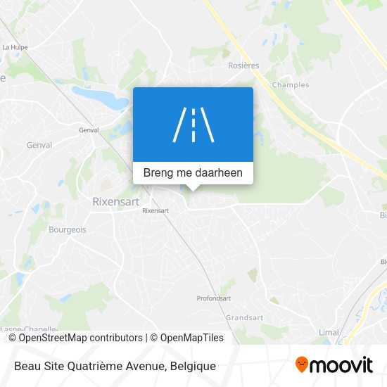 Beau Site Quatrième Avenue kaart