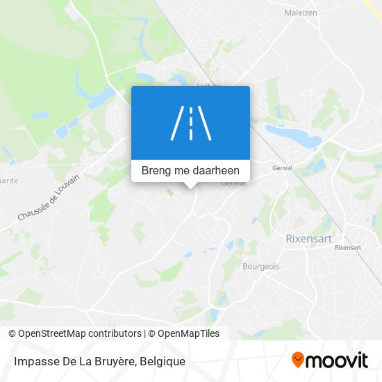 Impasse De La Bruyère kaart