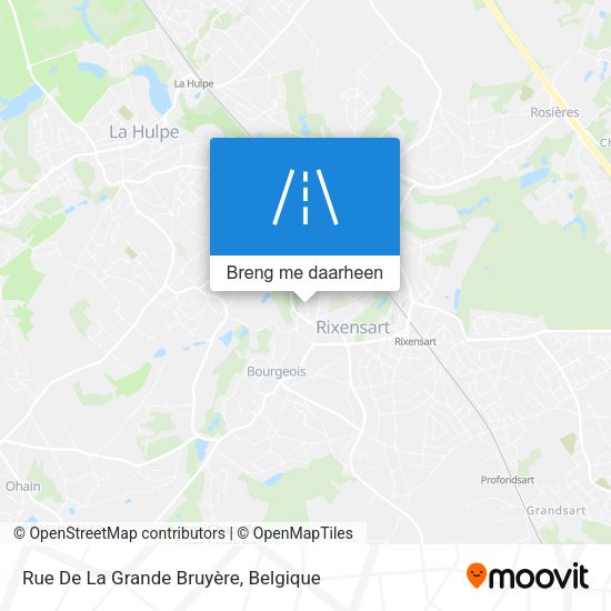 Rue De La Grande Bruyère kaart