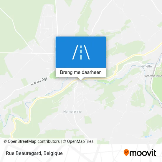 Rue Beauregard kaart