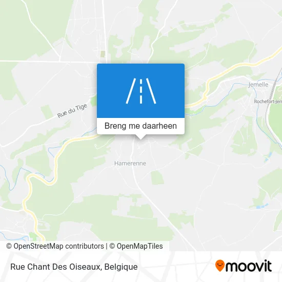 Rue Chant Des Oiseaux kaart