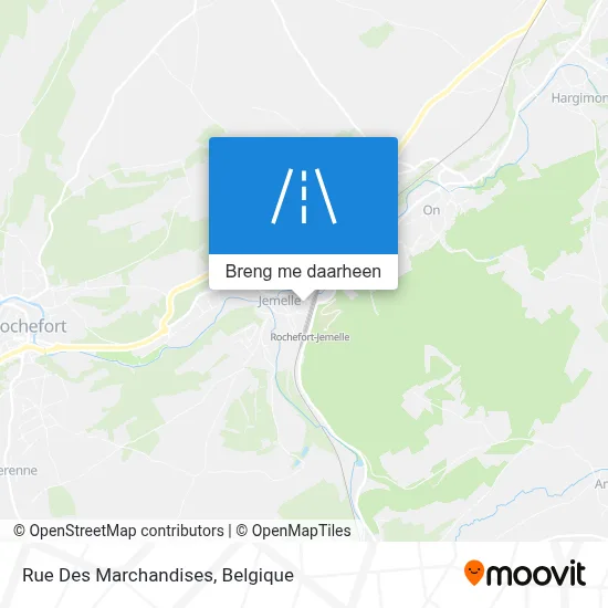 Rue Des Marchandises kaart