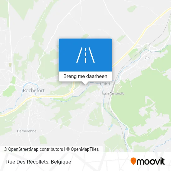 Rue Des Récollets kaart