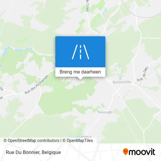 Rue Du Bonnier kaart