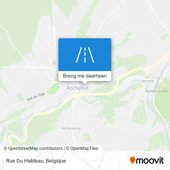 Rue Du Hableau kaart