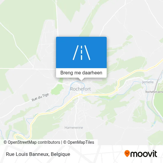 Rue Louis Banneux kaart