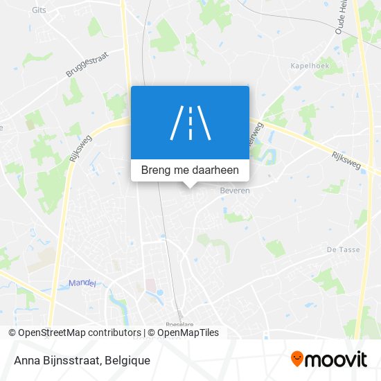 Anna Bijnsstraat kaart