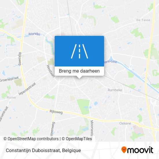 Constantijn Duboisstraat kaart