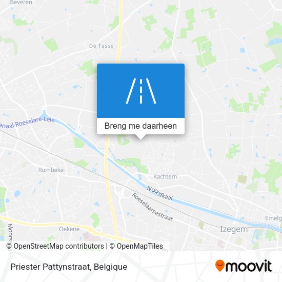 Priester Pattynstraat kaart