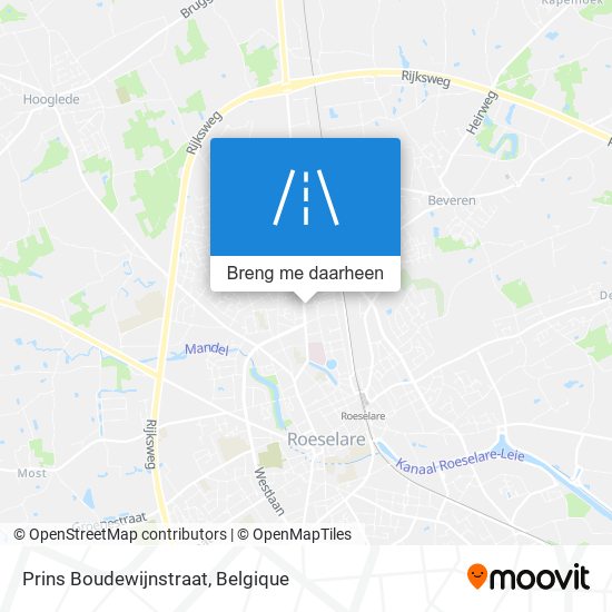 Prins Boudewijnstraat kaart