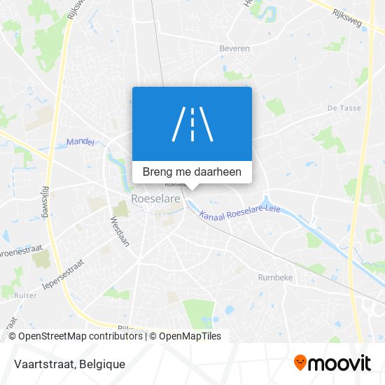 Vaartstraat kaart