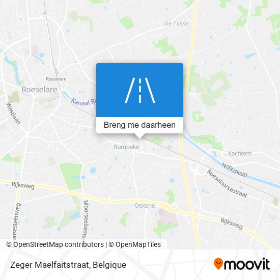 Zeger Maelfaitstraat kaart