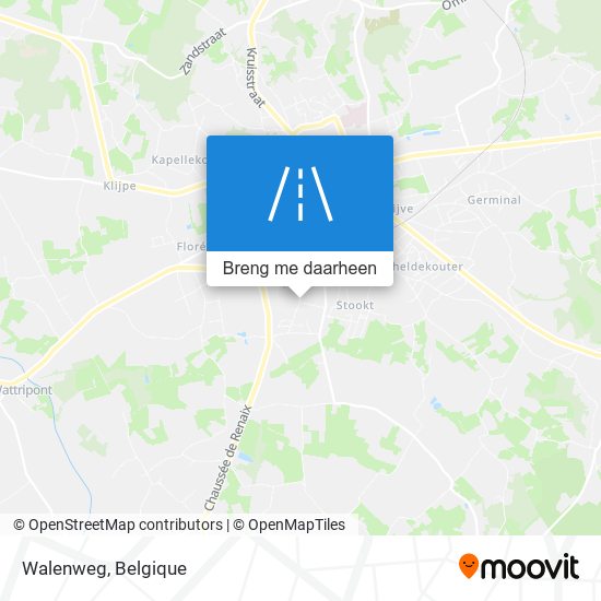 Walenweg kaart