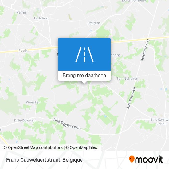 Frans Cauwelaertstraat kaart