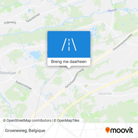 Groeneweg kaart