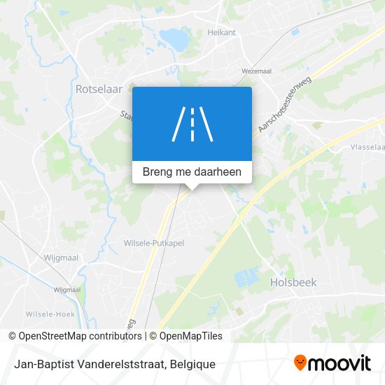 Jan-Baptist Vanderelststraat kaart