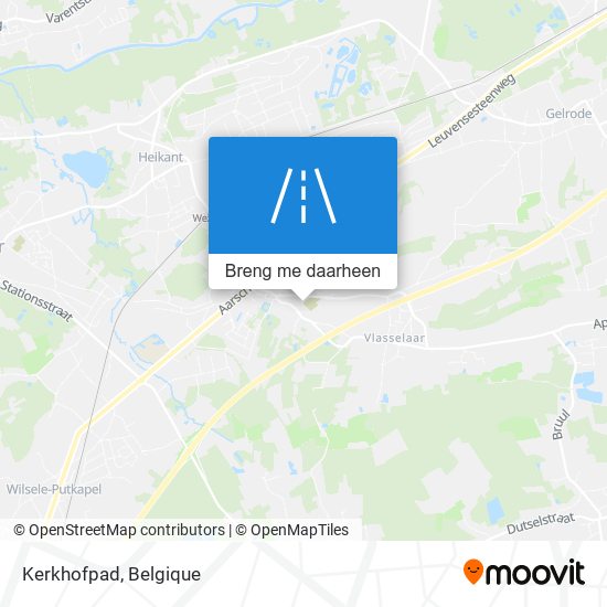 Kerkhofpad kaart