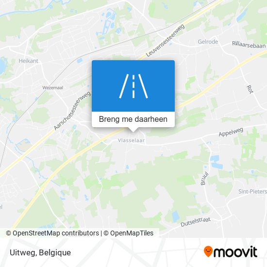 Uitweg kaart