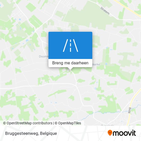 Bruggesteenweg kaart