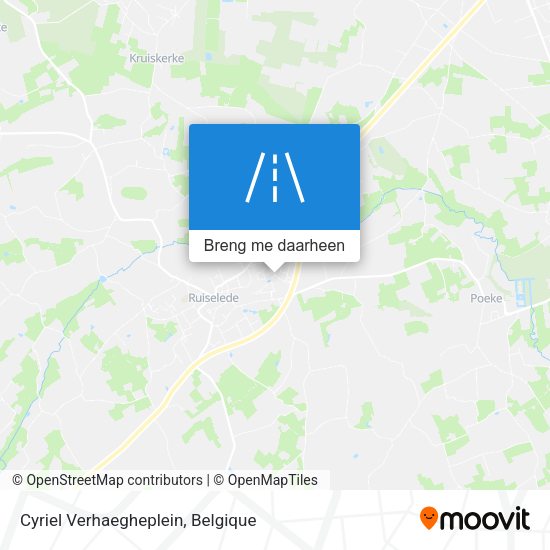 Cyriel Verhaegheplein kaart