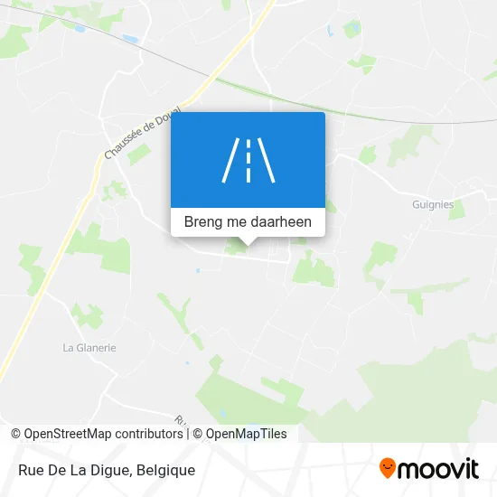 Rue De La Digue kaart