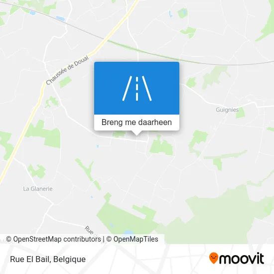 Rue El Bail kaart