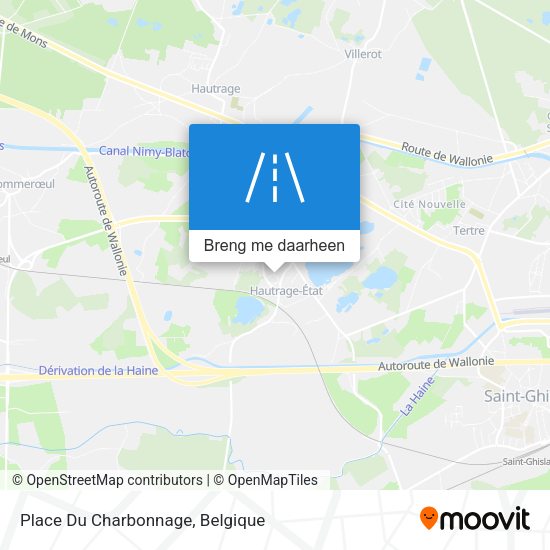 Place Du Charbonnage kaart