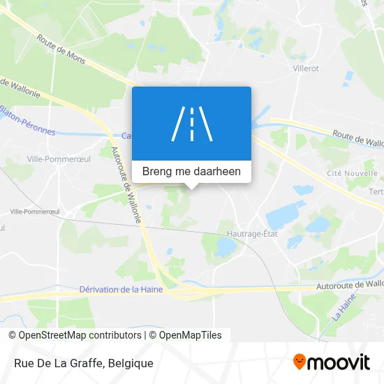 Rue De La Graffe kaart