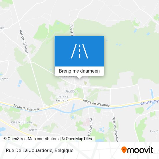 Rue De La Jouarderie kaart