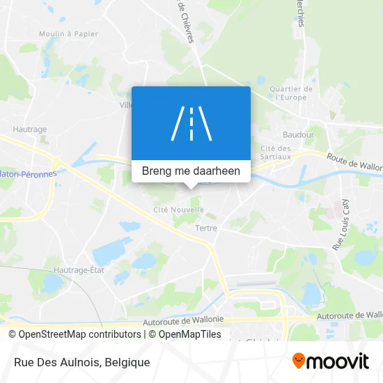 Rue Des Aulnois kaart