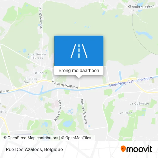 Rue Des Azalées kaart