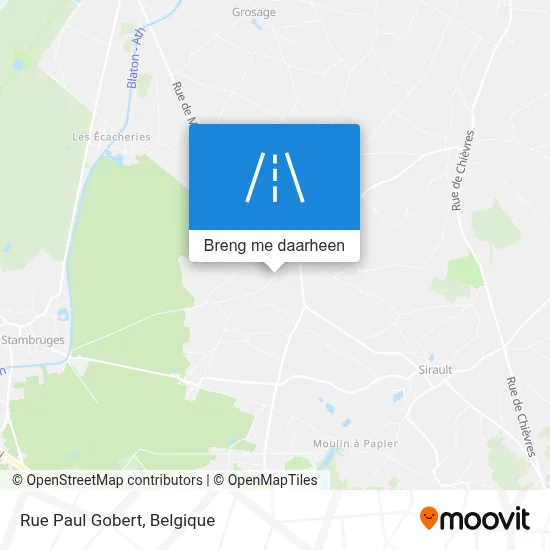 Rue Paul Gobert kaart