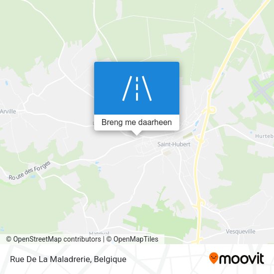 Rue De La Maladrerie kaart