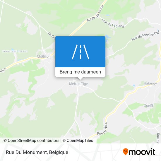 Rue Du Monument kaart
