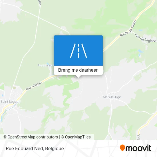 Rue Edouard Ned kaart