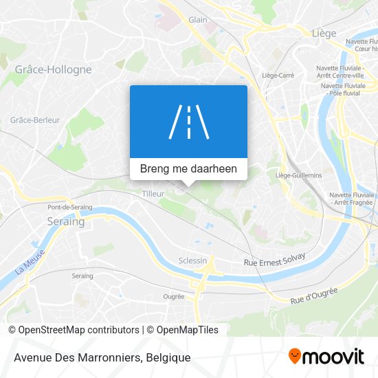 Avenue Des Marronniers kaart