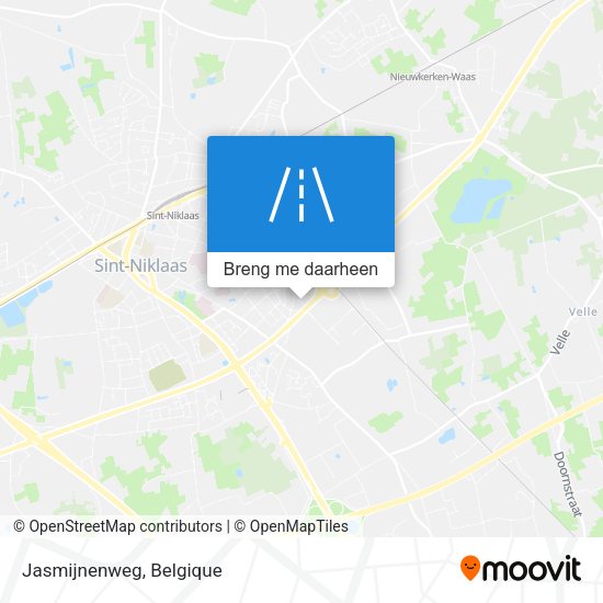 Jasmijnenweg kaart