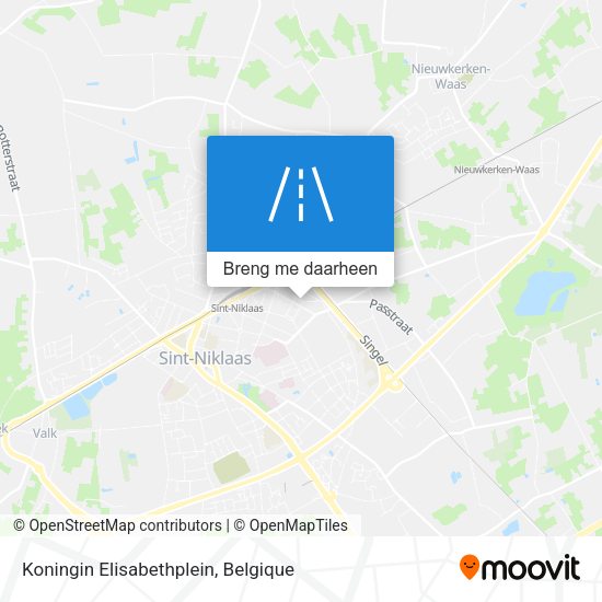 Koningin Elisabethplein kaart