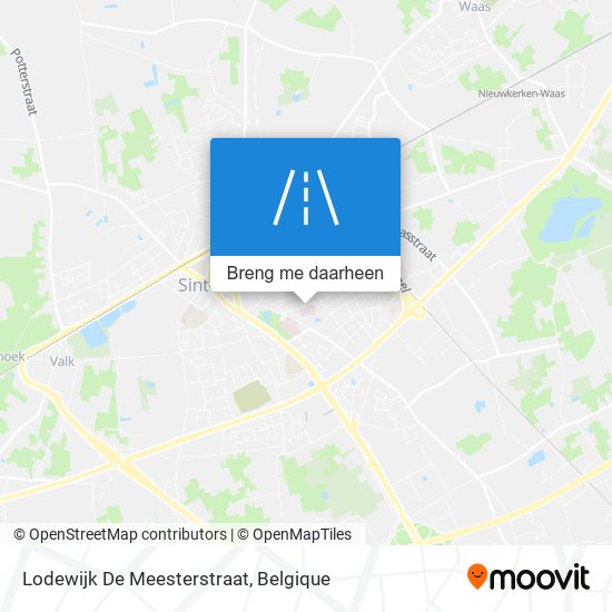 Lodewijk De Meesterstraat kaart