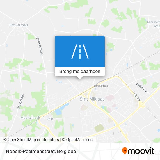 Nobels-Peelmanstraat kaart