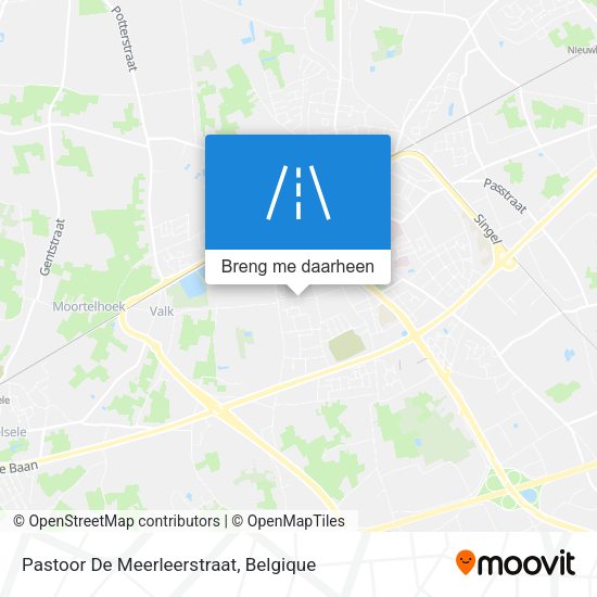 Pastoor De Meerleerstraat kaart