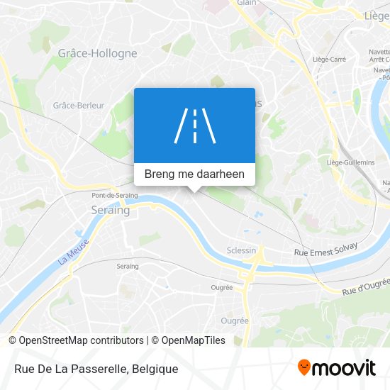Rue De La Passerelle kaart
