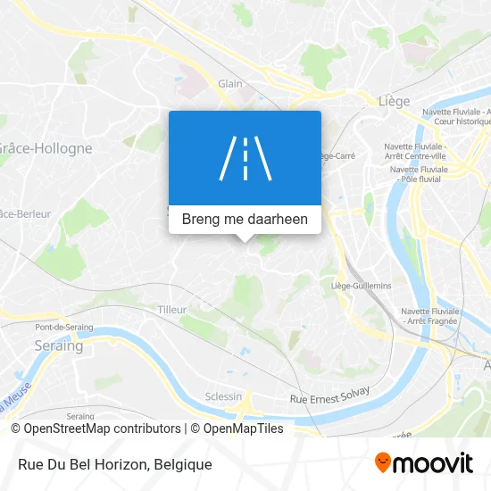 Rue Du Bel Horizon kaart