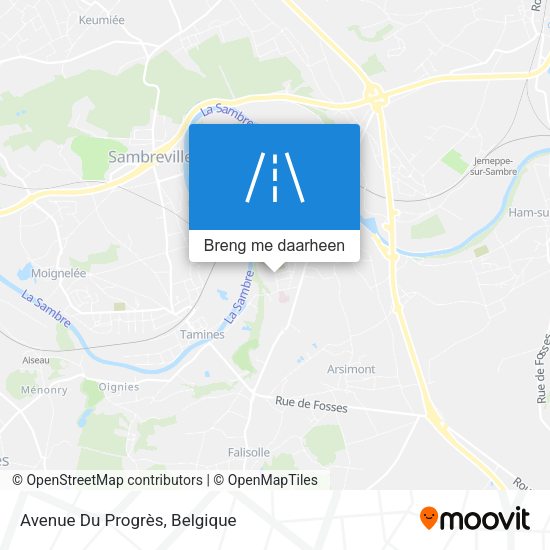 Avenue Du Progrès kaart