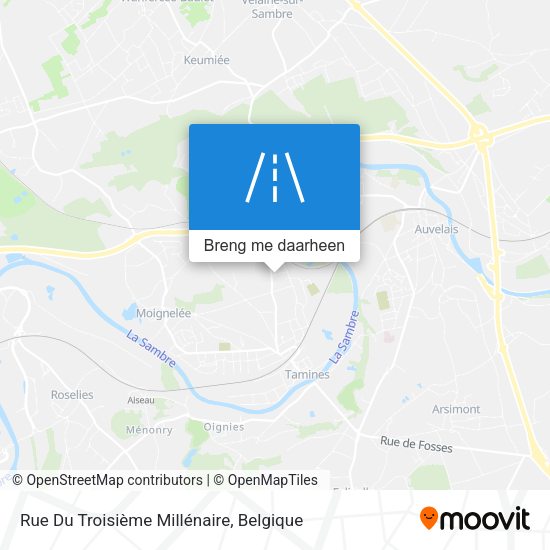 Rue Du Troisième Millénaire kaart