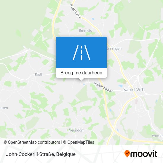 John-Cockerill-Straße kaart