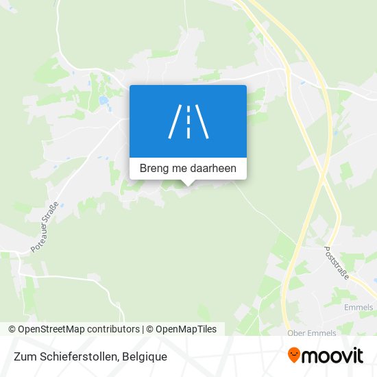 Zum Schieferstollen kaart